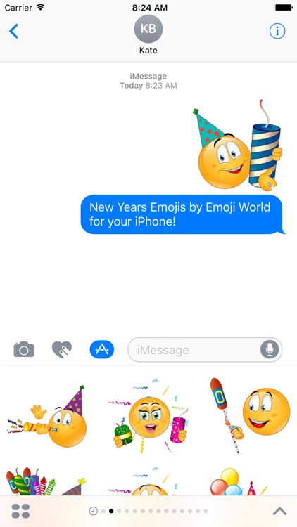 New Years Emoji Stickers by Emoji World