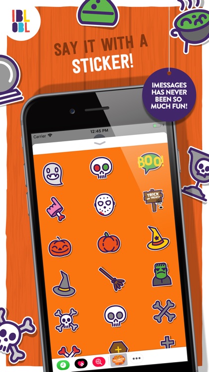 Ibbleobble Halloween Stickers