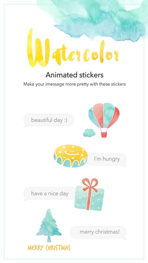 Watercolor - Animated stickers