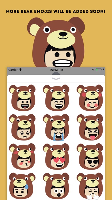 Bear Emoji - Cute Stickers screenshot 2