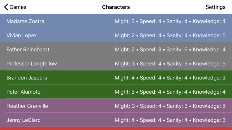 Betrayal Character Tracker screenshot-7