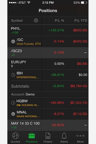 TD Ameritrade Mobile Trader screenshot 4