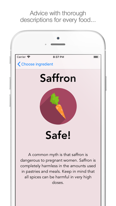 How to cancel & delete Pregnant Food - Eat or Avoid from iphone & ipad 3