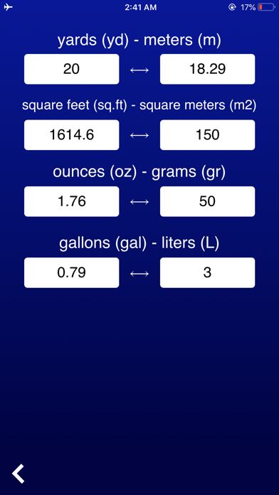 U.S. Unit Converter screenshot 3