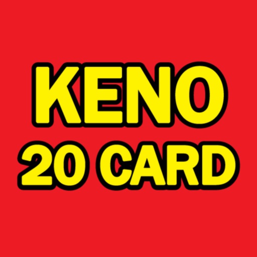 Keno 20 Card Icon