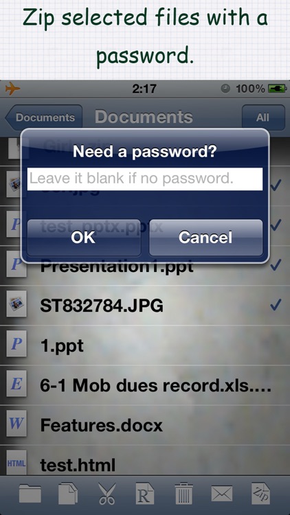 ZipManager - "Zip/Unzip for mail and safari..." screenshot-4