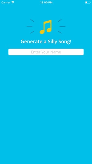 Silly Song Portfolio App