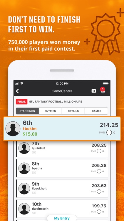 DraftKings Fantasy Sports screenshot-4