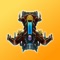 In SNAFU (Space nuggets and fighting ufos) you hunt space nuggets to upgrade your ship and fight against evil space aliens to free the galaxy