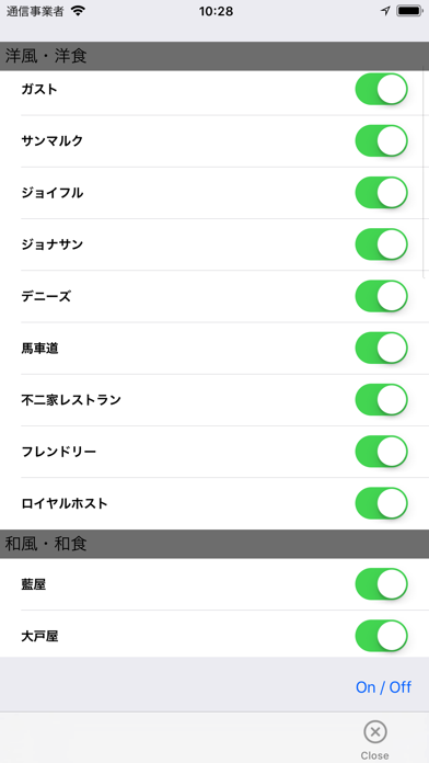 Famicagoファミレスマップ screenshot1