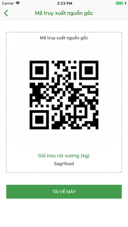 Agri 360 Quét mã vạch, QR Code