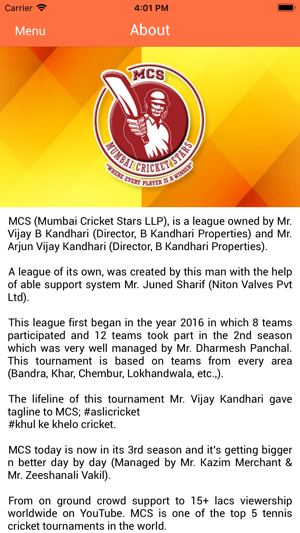 MCS - Mumbai Cricket Stars LLP