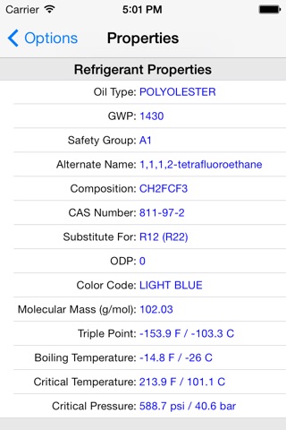 HVAC PT Chart screenshot 4