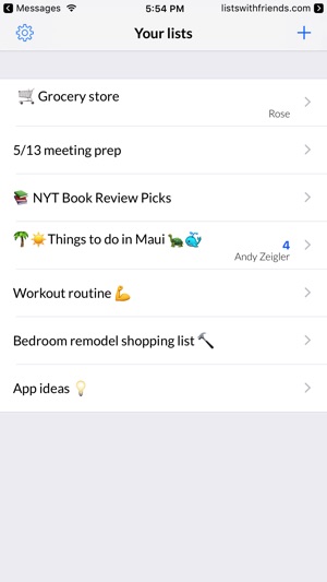 Lists with Friends - LWF(圖1)-速報App