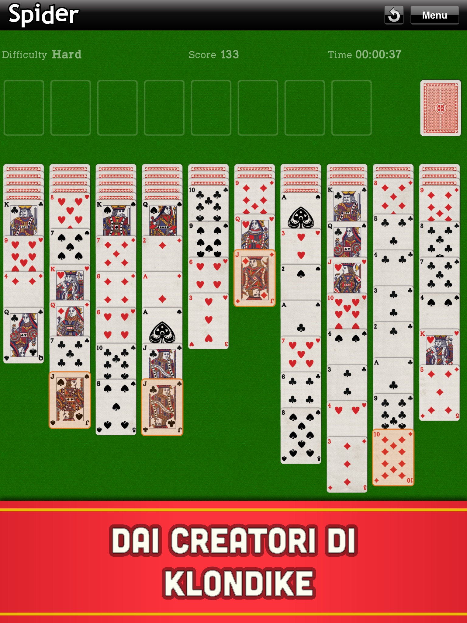 Spider Solitaire - Card Game screenshot 3