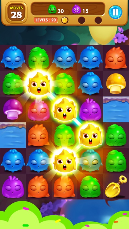 Rescue monster pop - Jelly pet match 3 puzzle