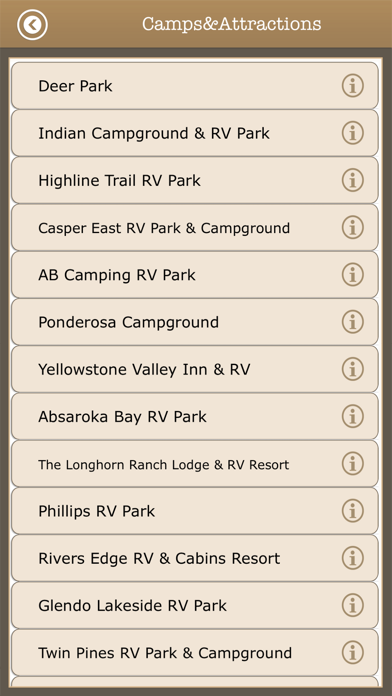 Wyoming Trails & Camps,Parks screenshot 3