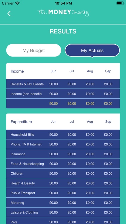 Money Charity Budget Builder screenshot-5