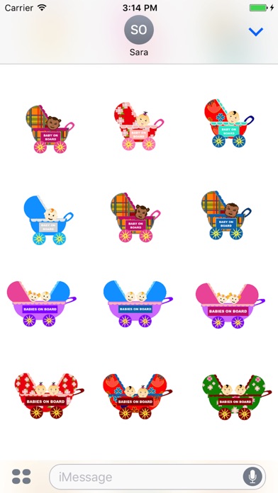 Baby's Birth Sticker Pack screenshot 4