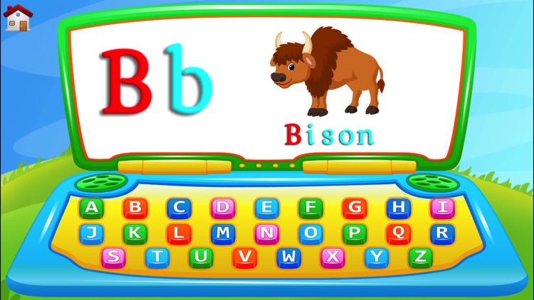 ABC Laptop: Learning Alphabet with Laptop Toy Kids