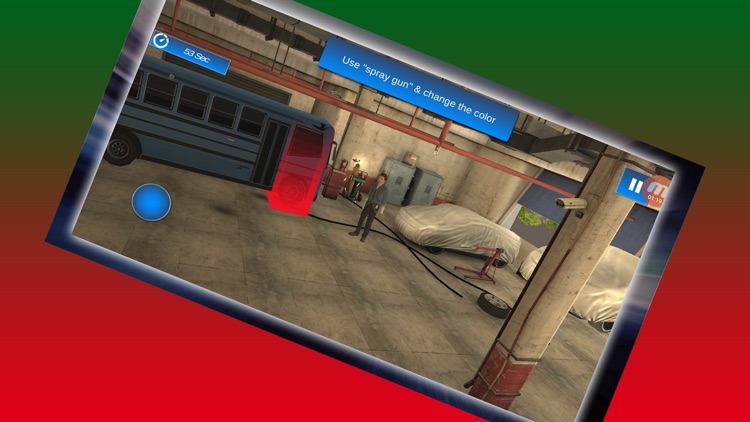 3D Bus Garage Repairing Game