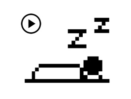 Animated Pixel Stick Figure