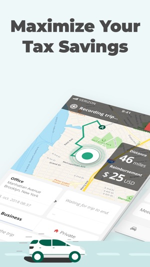 mileage tracker by driversnote