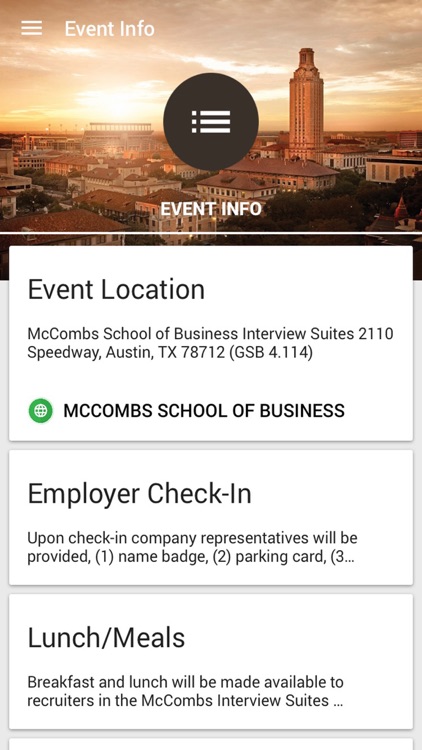 Texas MBA CF Employer App screenshot-3