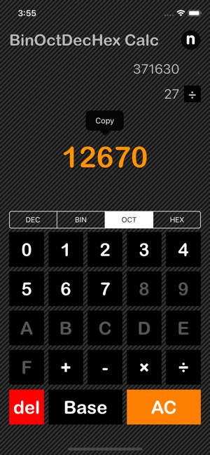 Bin Oct Dec Hex Calculator(圖3)-速報App