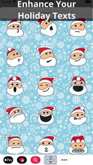 HoHo Emojis - Santa Stickers(圖4)-速報App