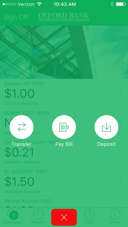 Oxford Business Mobile Banking