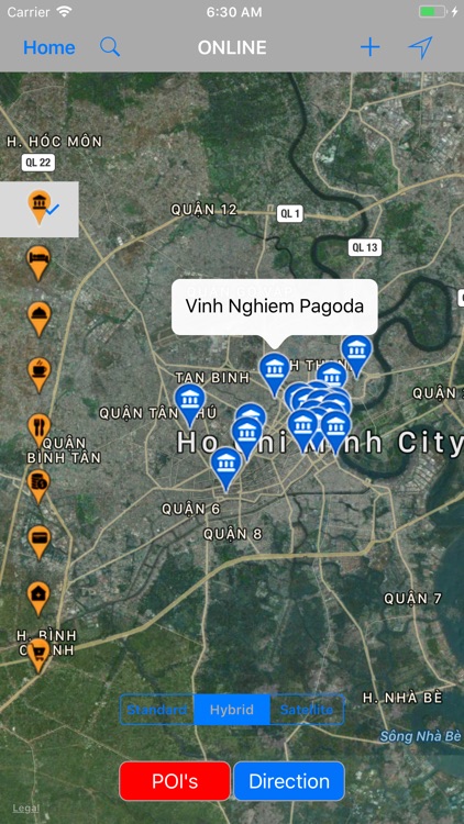 Ho Chi Minh City - Travel Map