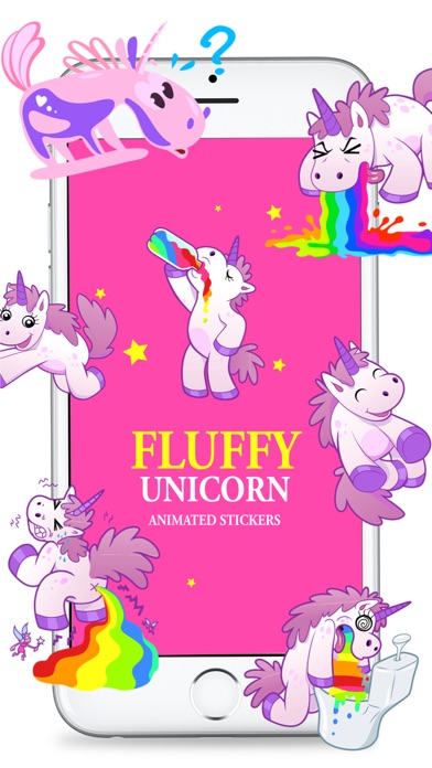 Fluffy Unicorn - Animated screenshot 3