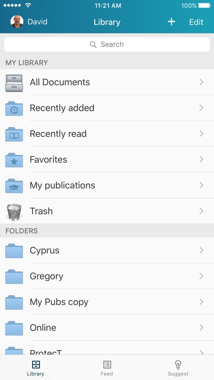 Mendeley (PDF Reader) screenshot-0