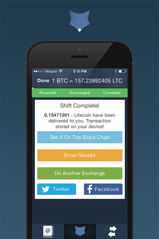 ShapeShift: Crypto Platform screenshot 3