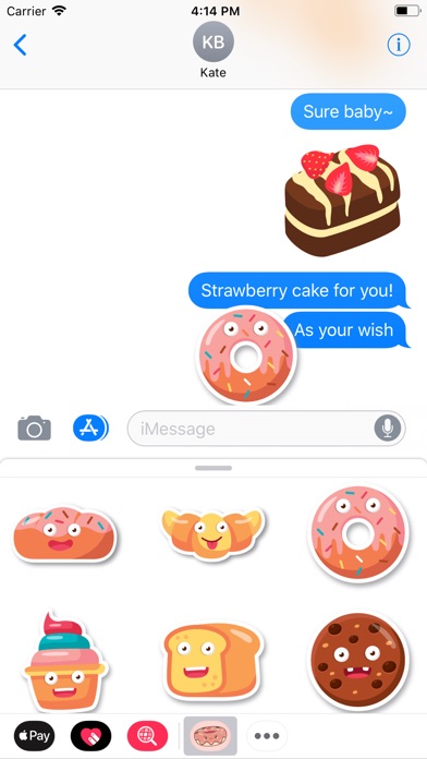 Tasty Colorful Bread Stickers screenshot 3