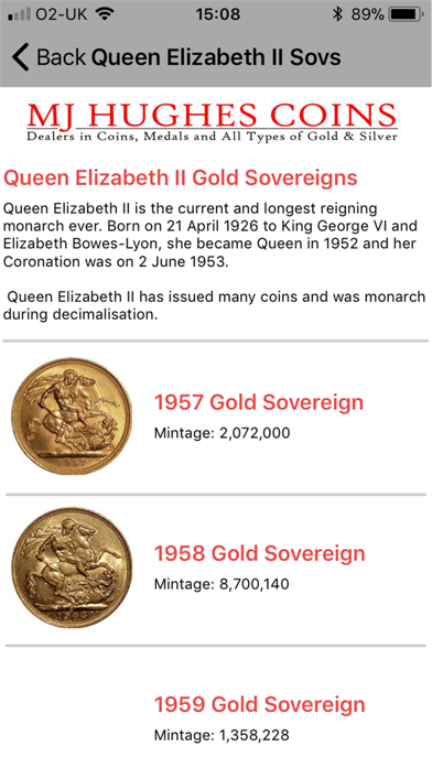 How to cancel & delete MJH Guide to Gold Sovereigns from iphone & ipad 2