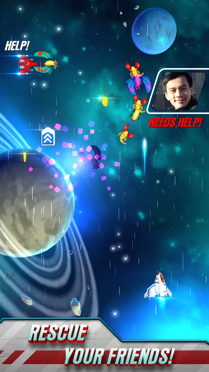 Galaga Wars - Free Hack screenshot 5 - iOS game interface