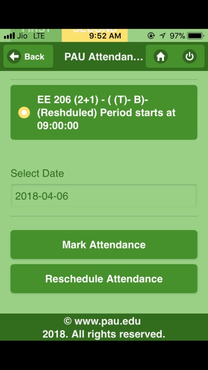 PAU Attendance System screenshot-6