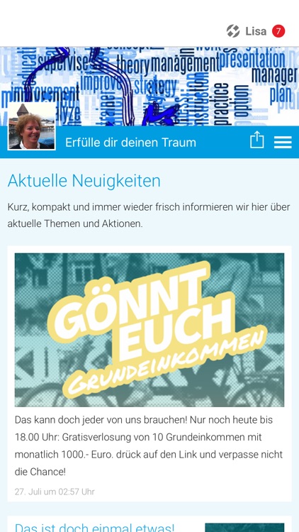 Erfülle dir deinen Traum