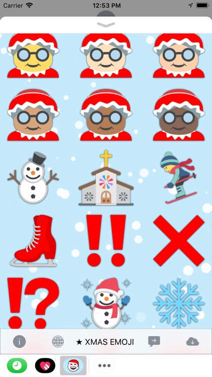 Christmas Emoji • Stickers screenshot-4