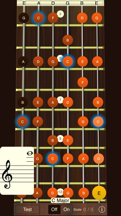 Guitar Sight Reading Trainer Screenshot 1