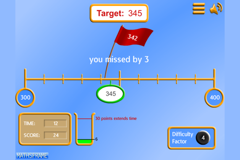 Numbers on a numberline screenshot 3