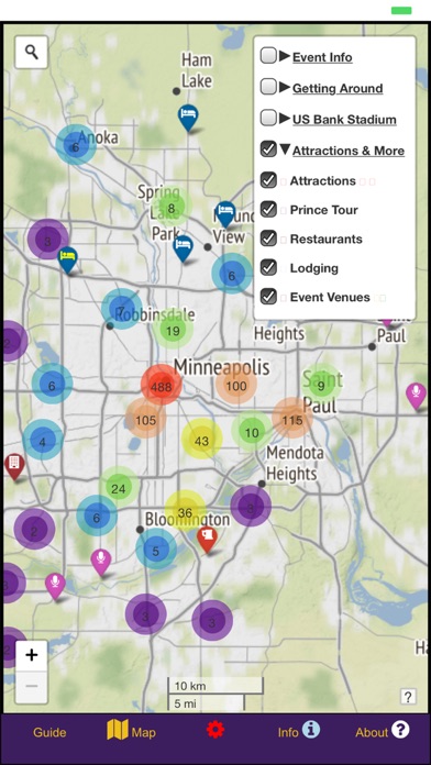 Twin Cities Winter Data Map screenshot 2