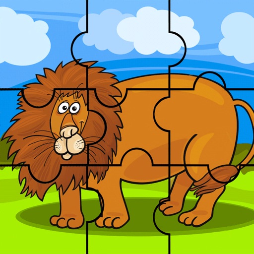 Animal Jigsaw Preschool Puzzle Icon