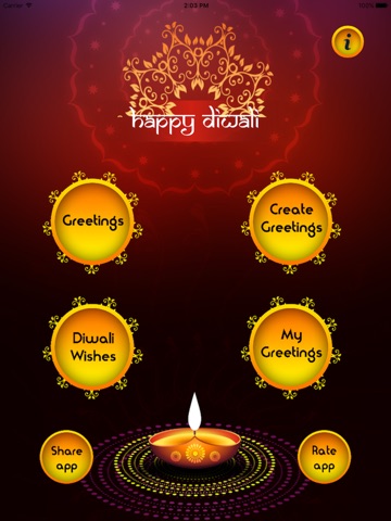 Diwali Greeting Cards & Wishes screenshot 2