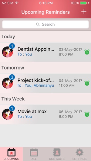 Remy: The Event & Reminder App