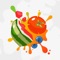 Tap away on the map to collect delicious food ingredients and challenge people to a food fight
