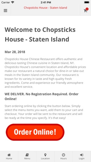 Chopsticks House Staten Island(圖1)-速報App