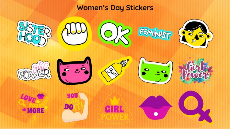 50+ Girl Power Sticker App screenshot-3